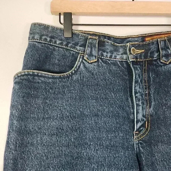 Vintage LAWMAN Western Womens Junior Slim World Class Denim Riding Capris Sz 13 - Picture 3 of 11